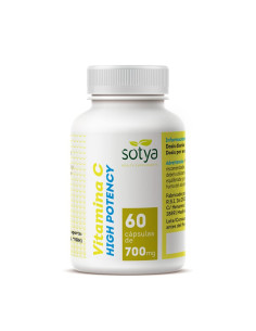 Vitamina C High potency 700mg 60 capsulas Sotya